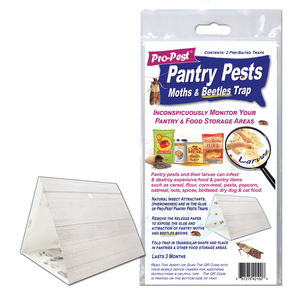 Pestmatic Pantry moth traps for kitchen x8