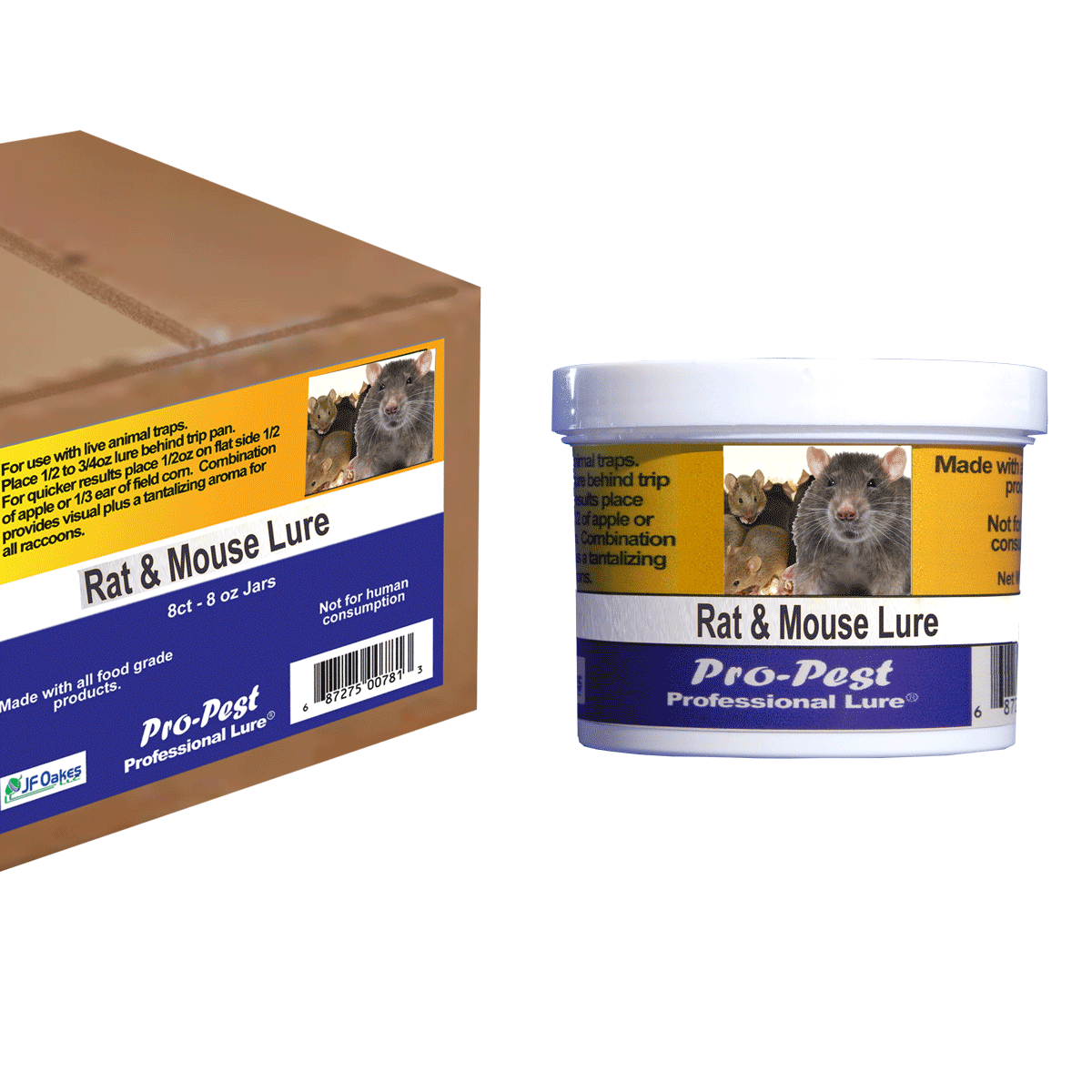 Pro-Pest Rat & Mouse Lure -Jars