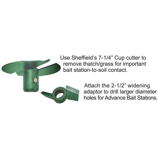 Sheffield Soil Auger accessories give our auger un-matched versatility in the field... where you need it.