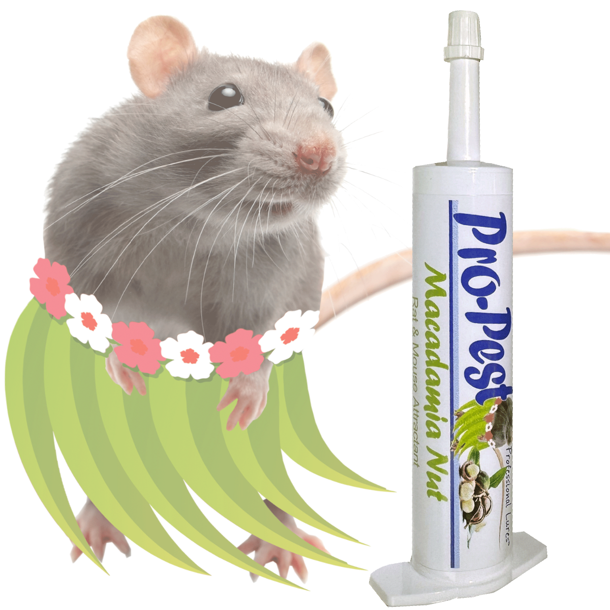 Pro-Pest Rat & Mouse Lure Macadamia Nut- Prof 32 cc Syringes